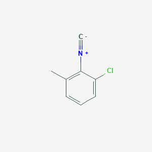 molecular formula C8H6ClN B056333 1-Chloro-2-isocyano-3-methylbenzene CAS No. 118923-96-9