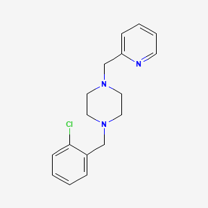 1-(2-chlorobenzyl)-4-(2-pyridinylmethyl)piperazine