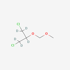 molecular formula C5H10Cl2O2 B563339 1,3-Dichloro-2-(methoxymethoxy)propane-d5 CAS No. 1189863-31-7