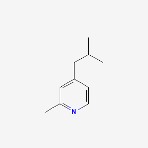 molecular formula C10H15N B563347 4-Isobutyl-2-methylpyridine CAS No. 104188-22-9