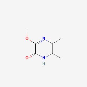 molecular formula C7H10N2O2 B563354 3-Methoxy-5,6-dimethyl-2-pyrazinol CAS No. 100868-74-4