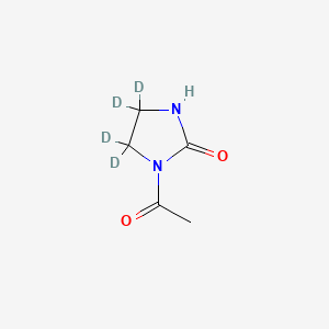 molecular formula C5H8N2O2 B563356 N-Acetylethylene Urea-d4 CAS No. 1189701-94-7