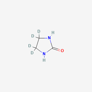 molecular formula C3H6N2O B563357 乙烯脲-d4 CAS No. 62740-68-5