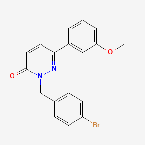 2-(4-bromobenzyl)-6-(3-methoxyphenyl)-3(2H)-pyridazinone