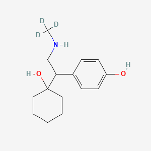 molecular formula C15H23NO2 B563367 rac N,O-Didesmethyl Venlafaxine-d3 CAS No. 1189468-67-4