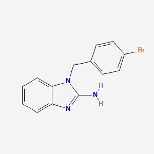molecular formula C14H12BrN3 B5633693 1-(4-bromobenzyl)-1H-benzimidazol-2-amine 