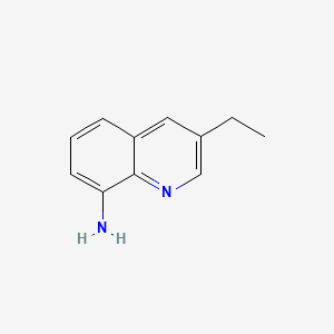 molecular formula C11H12N2 B563370 3-Ethylquinolin-8-amine CAS No. 104215-99-8