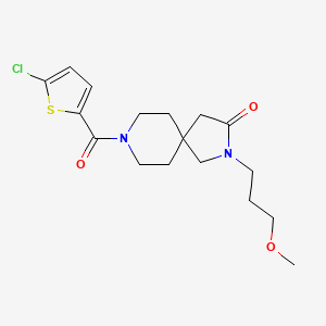8-[(5-chloro-2-thienyl)carbonyl]-2-(3-methoxypropyl)-2,8-diazaspiro[4.5]decan-3-one