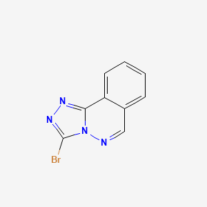 molecular formula C9H5BrN4 B563371 3-Brom-s-triazolo[3,4-a]phthalazin CAS No. 21537-95-1