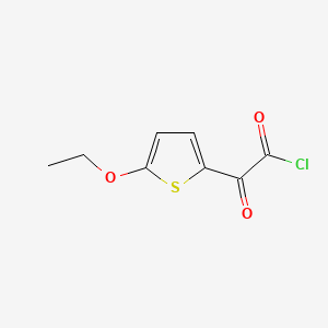 molecular formula C8H7ClO3S B563375 (5-Ethoxythiophen-2-yl)(oxo)acetyl chloride CAS No. 100750-87-6