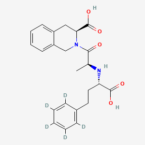 molecular formula C23H26N2O5 B563381 Quinaprilat-d5 CAS No. 1279034-23-9