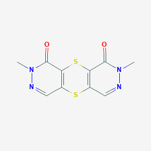 molecular formula C10H8N4O2S2 B5633913 2,8-dimethylpyridazino[4',5':5,6][1,4]dithiino[2,3-d]pyridazine-1,9(2H,8H)-dione 