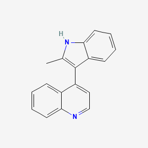 4-(2-methyl-1H-indol-3-yl)quinoline