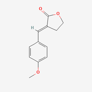 molecular formula C12H12O3 B5634157 3-(4-methoxybenzylidene)dihydro-2(3H)-furanone 