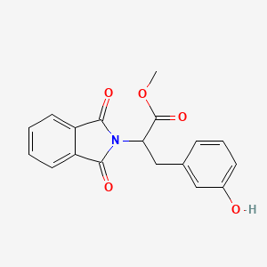 molecular formula C18H15NO5 B563446 Methyl 2-(1,3-dioxo-1,3-dihydro-2H-isoindol-2-yl)-3-(3-hydroxyphenyl)propanoate CAS No. 1076199-35-3