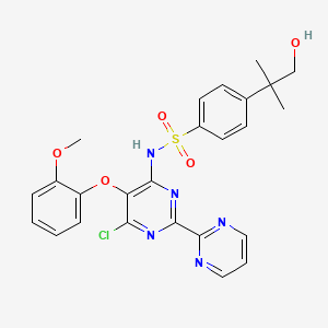 4-(2-Hydroxy-1,1-dimethylethyl)-N-[6-chloro-5-(2-methoxyphenoxy)-(2,2'-bipyrimidin)-4-YL]benzenesulfonamide