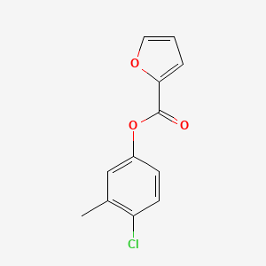 4-chloro-3-methylphenyl 2-furoate