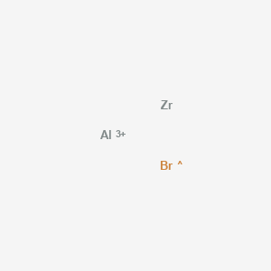 molecular formula AlBrZr+3 B563468 Aluminum zirconium bromide CAS No. 100402-39-9
