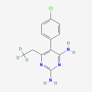 molecular formula C12H13ClN4 B563470 Pyrimethamine-d3 CAS No. 1189936-99-9