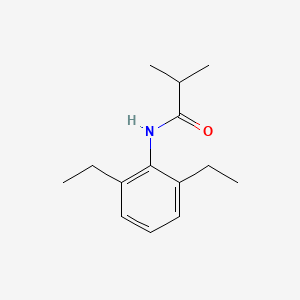 molecular formula C14H21NO B5634702 N-(2,6-diethylphenyl)-2-methylpropanamide 