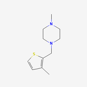 1-methyl-4-[(3-methyl-2-thienyl)methyl]piperazine