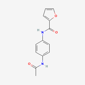 molecular formula C13H12N2O3 B5634761 N-[4-(acetylamino)phenyl]-2-furamide 