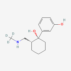 molecular formula C14H21NO2 B563480 外消旋 N,O-二去甲可待因-d3 CAS No. 1261398-22-4