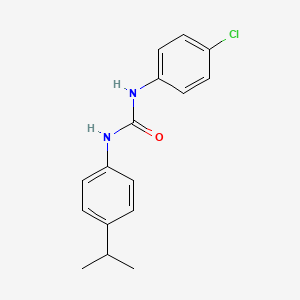 molecular formula C16H17ClN2O B5634867 N-(4-chlorophenyl)-N'-(4-isopropylphenyl)urea 