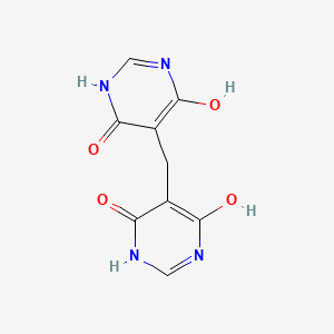 molecular formula C9H8N4O4 B5634997 5,5'-methylenedi(4,6-pyrimidinediol) 