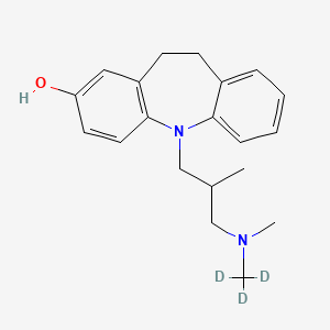 molecular formula C20H26N2O B563501 2-羟基去甲丙咪嗪-d3 CAS No. 1189647-53-7
