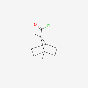 molecular formula C10H15ClO B563502 1,7-Dimethylbicyclo[2.2.1]heptane-7-carbonyl chloride CAS No. 104338-42-3