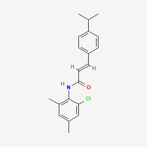 N-(2-chloro-4,6-dimethylphenyl)-3-(4-isopropylphenyl)acrylamide