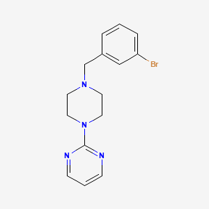 2-[4-(3-bromobenzyl)-1-piperazinyl]pyrimidine