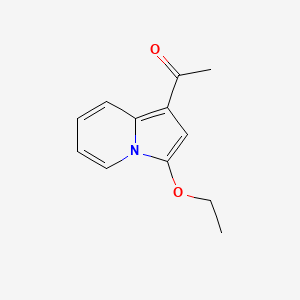 molecular formula C12H13NO2 B563512 1-(3-Ethoxyindolizin-1-yl)ethanone CAS No. 109017-90-5