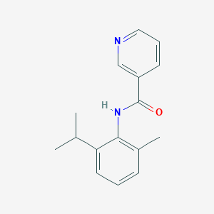 molecular formula C16H18N2O B5635146 N-(2-isopropyl-6-methylphenyl)nicotinamide 