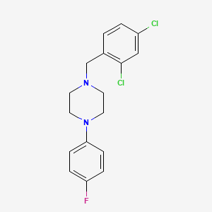 1-(2,4-dichlorobenzyl)-4-(4-fluorophenyl)piperazine