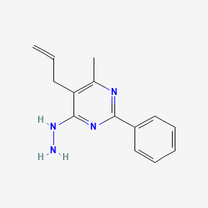 5-allyl-4-hydrazino-6-methyl-2-phenylpyrimidine