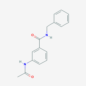 molecular formula C16H16N2O2 B5635290 3-(acetylamino)-N-benzylbenzamide 