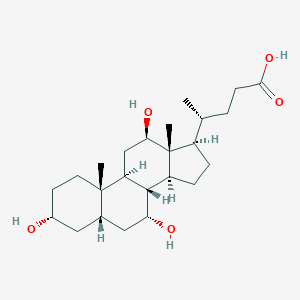 molecular formula C24H40O5 B056353 3α,7α,12β-三羟基-5β-胆烷酸 CAS No. 105227-32-5