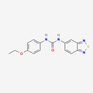 molecular formula C15H14N4O2S B5635305 N-2,1,3-benzothiadiazol-5-yl-N'-(4-ethoxyphenyl)urea 
