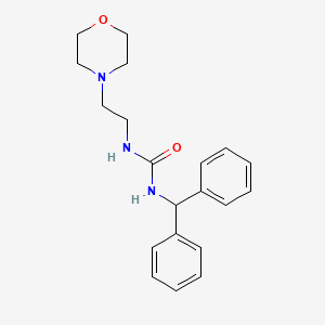 molecular formula C20H25N3O2 B5635378 N-(diphenylmethyl)-N'-[2-(4-morpholinyl)ethyl]urea 