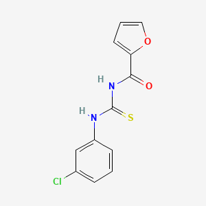 N-{[(3-chlorophenyl)amino]carbonothioyl}-2-furamide