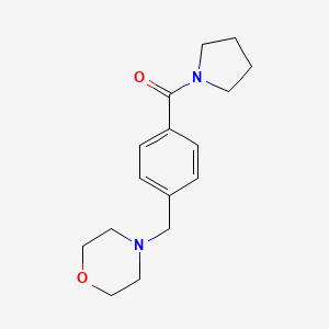 4-[4-(1-pyrrolidinylcarbonyl)benzyl]morpholine