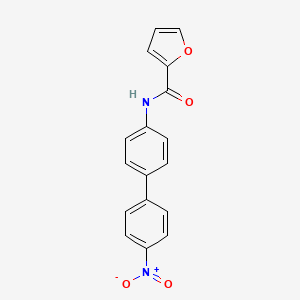 molecular formula C17H12N2O4 B5635627 N-(4'-nitro-4-biphenylyl)-2-furamide CAS No. 5309-02-4