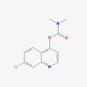 molecular formula C12H11ClN2O2 B5635632 7-chloro-4-quinolinyl dimethylcarbamate 