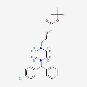 molecular formula C25H33ClN2O3 B563568 tert-Butyl Cetirizine-d8 CAS No. 1189466-71-4