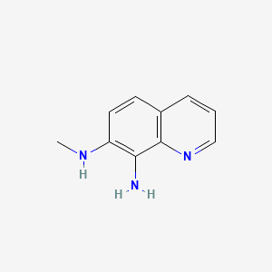 molecular formula C10H11N3 B563570 8-Amino-7-(methylamino)quinoline CAS No. 1076198-84-9