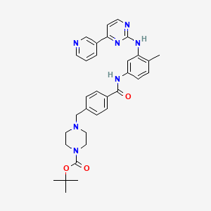 molecular formula C33H37N7O3 B563572 N-Boc-N-去甲伊马替尼 CAS No. 1076199-23-9
