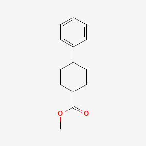 molecular formula C14H18O2 B5635733 methyl 4-phenylcyclohexanecarboxylate 