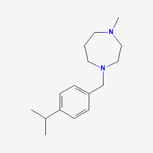 molecular formula C16H26N2 B5635742 1-(4-isopropylbenzyl)-4-methyl-1,4-diazepane 